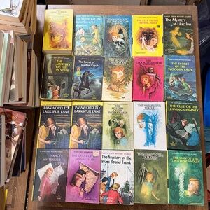 Vintage Nancy Drew Mystery Books